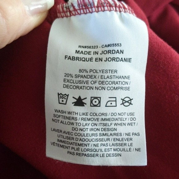 Nike Therma Fit rich red quarter zip sweatshirt, black check ✔️ logo, S - Picture 6 of 7